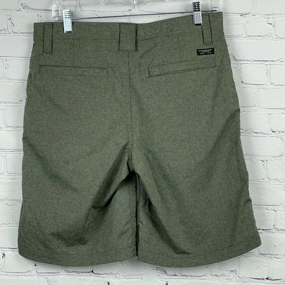 G.H. Bass & Co. Activewear Shorts Size 30x10 Mens Poly Blend Hiking/Fishing